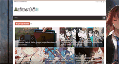 Desktop Screenshot of animechii.com