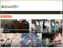 Tablet Screenshot of animechii.com